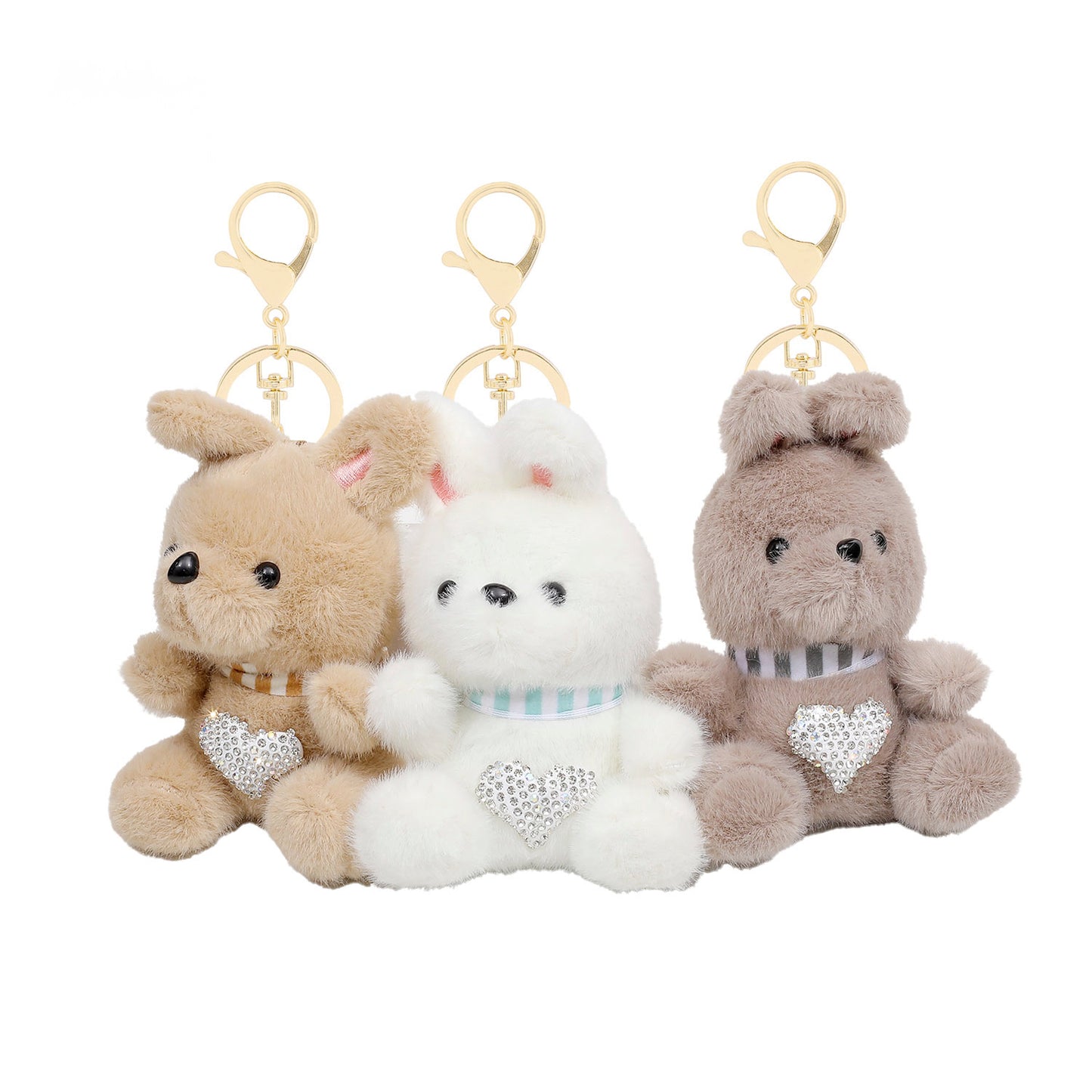 Plush Bunny Keychain