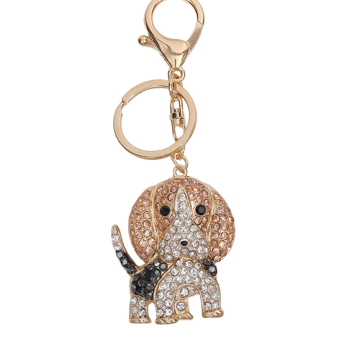 Sparkling Beagle Keychain