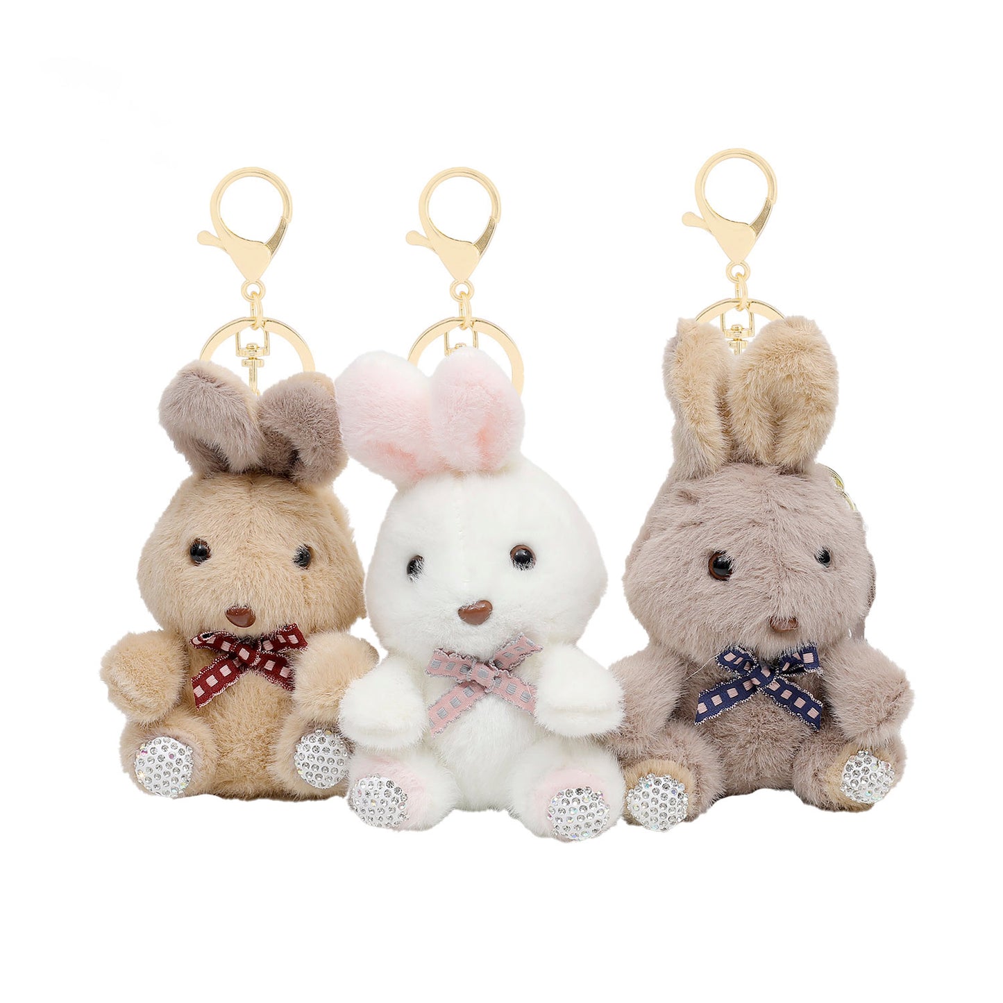 Plush Bunny Keychain