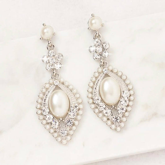 Vintage Pear Drop Earrings