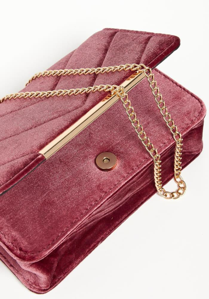 Velvet Crossbody Purse