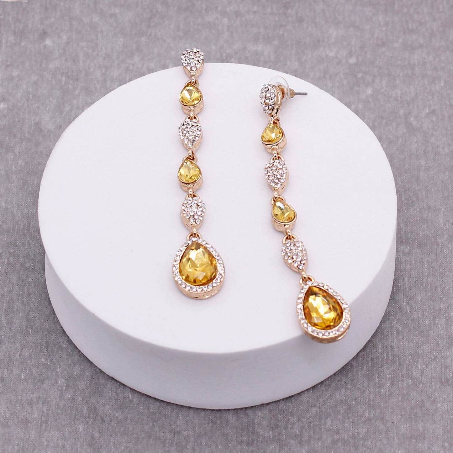 Rhinestone Teardrop earring