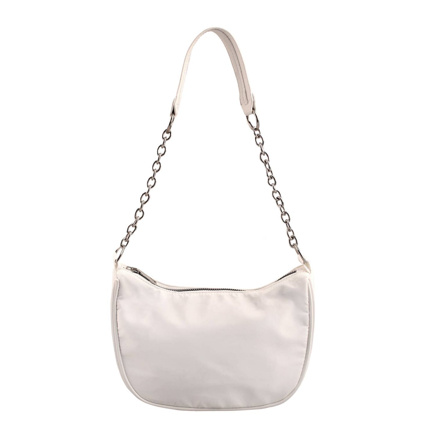 NYLON CHAIN STRAP SIMPLE SHOULDER BAG