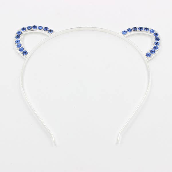 RHINESTONE ANIMAL EAR HEADBAND