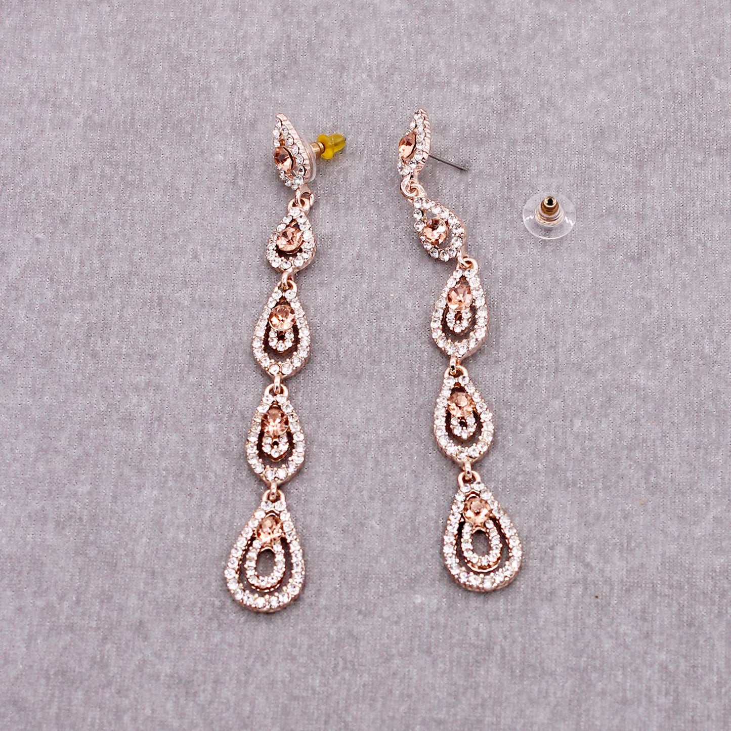 Rhinestone Teardrop earring