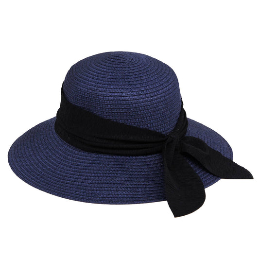 Ribbon Bow Straw Sun Hat