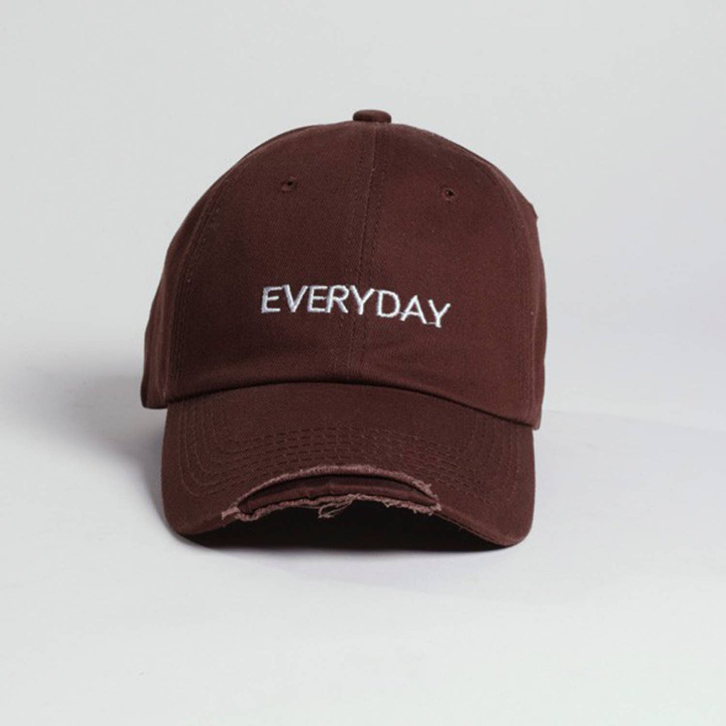 DISTRESSED EVERYDAY EMBROIDERED SNAPBACK CAP