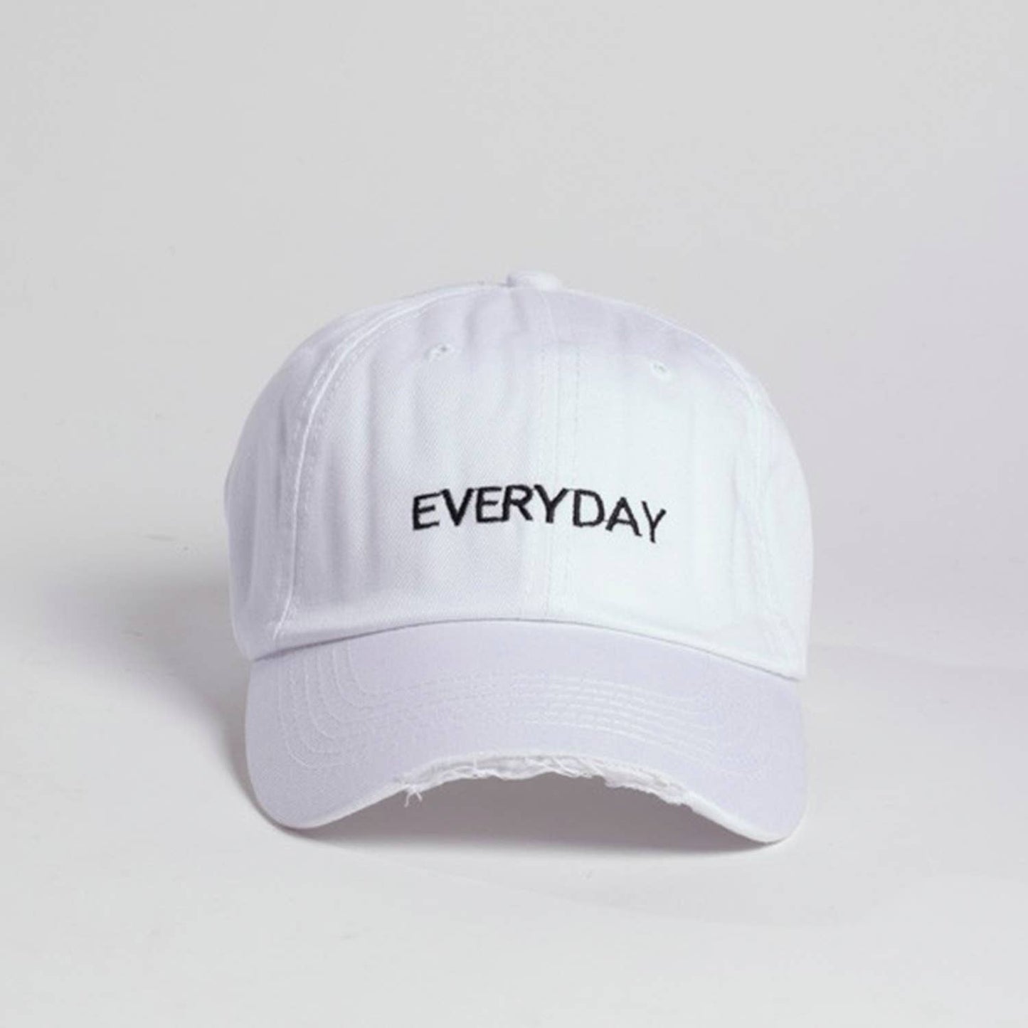 DISTRESSED EVERYDAY EMBROIDERED SNAPBACK CAP