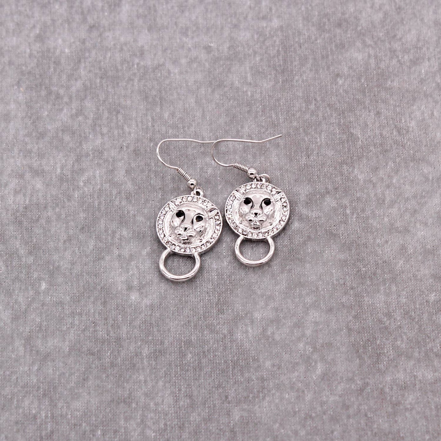 Tiger Hoop Earring