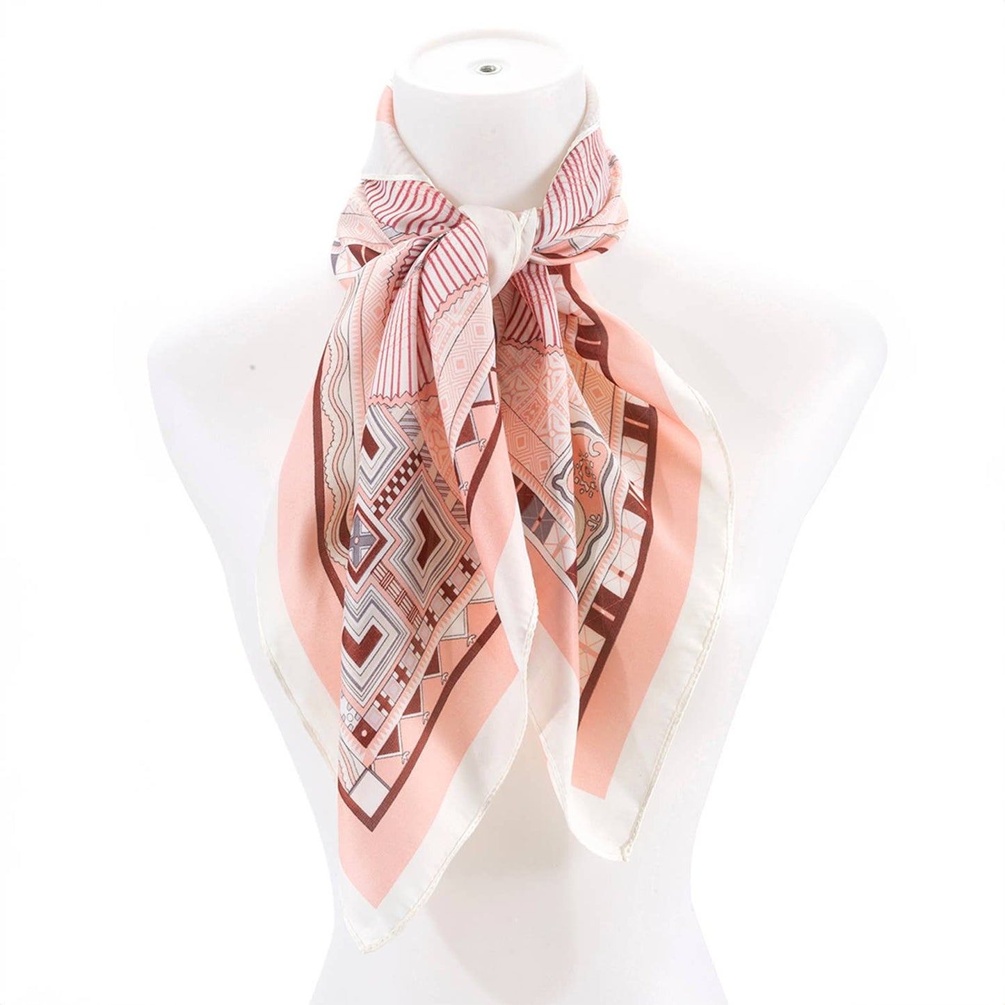 Multi Pattern Silk Scarf - Sun Cover Feature