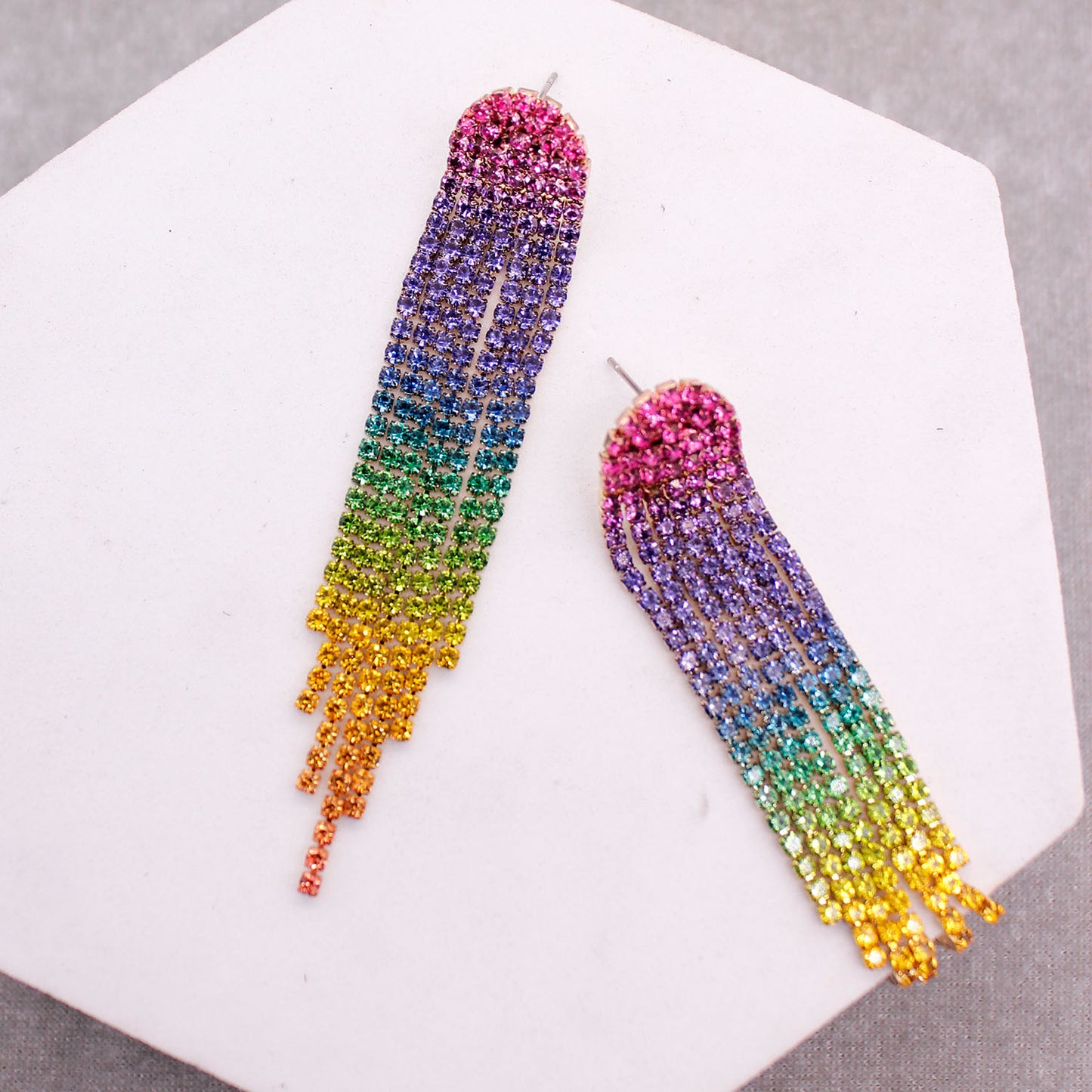 Rhinestone Drop Earrings