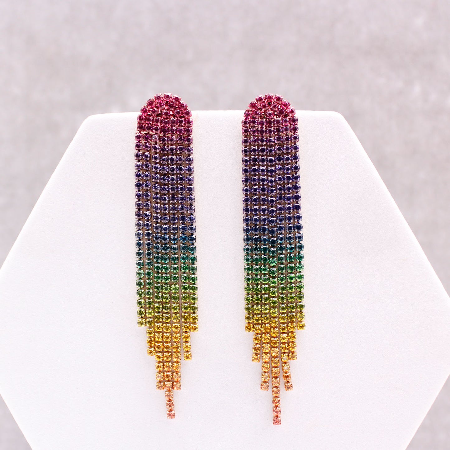 Rhinestone Drop Earrings