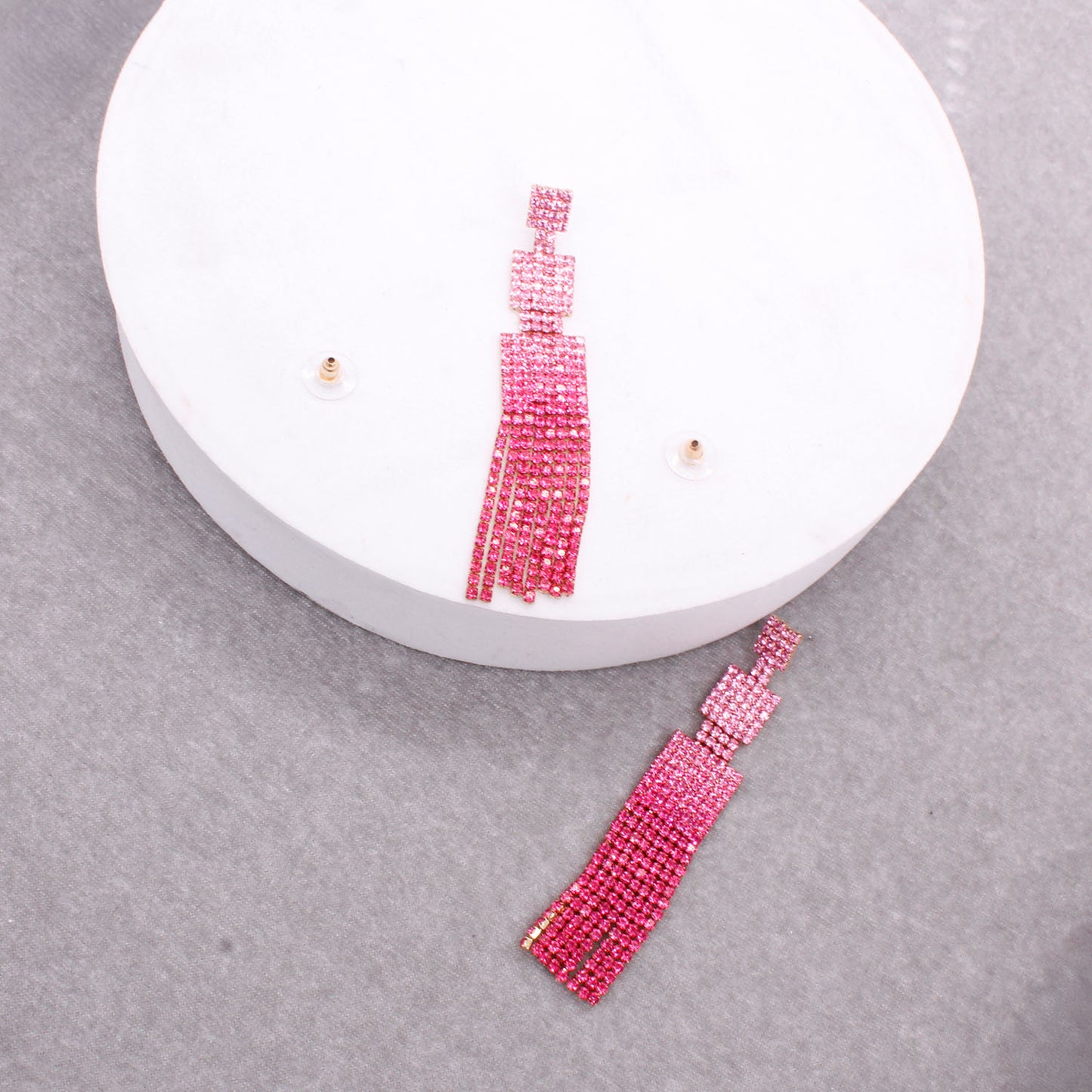 Rhinestone Drop Earrings