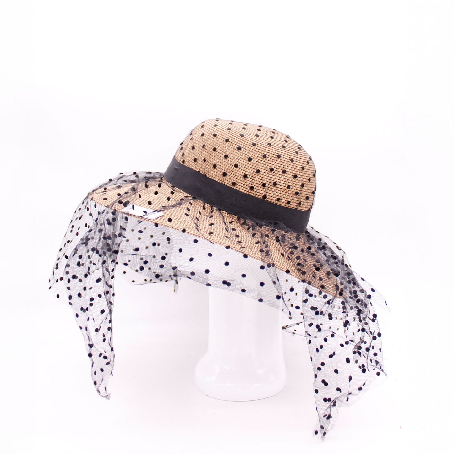 Straw Hat With Veil