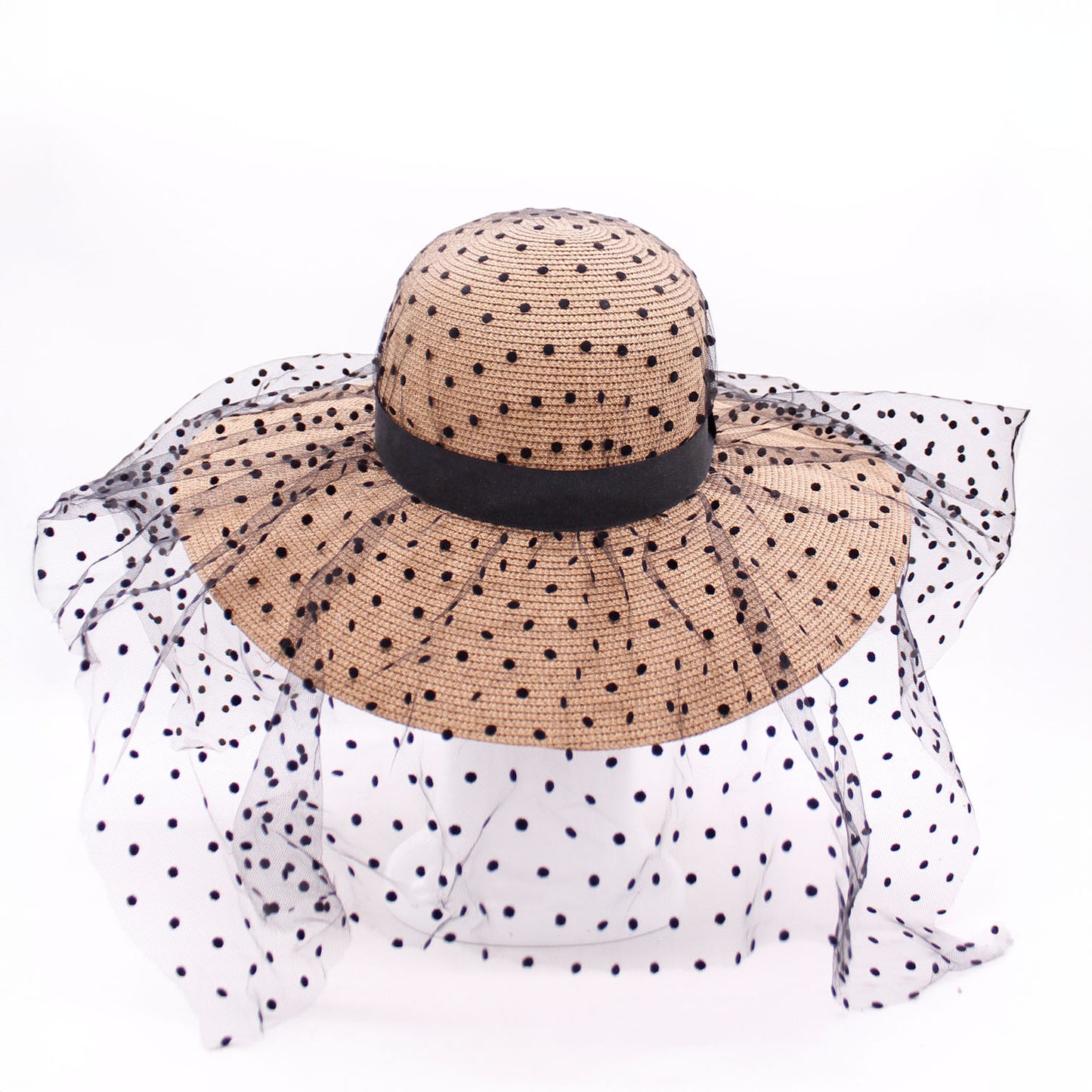 Straw Hat With Veil