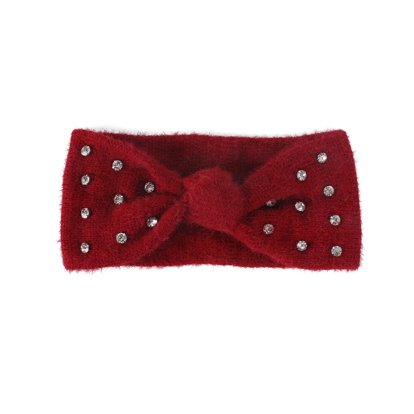RHINESTONE FUZZY HEADBAND