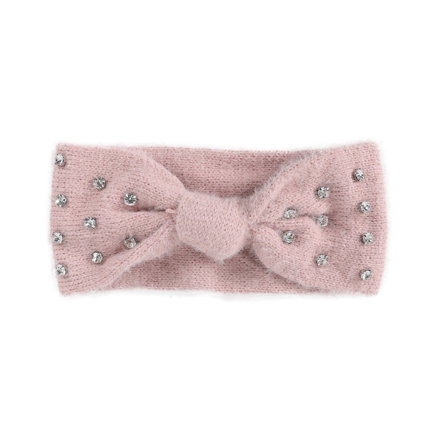 RHINESTONE FUZZY HEADBAND