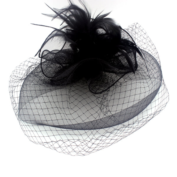 Jumbo Feather Fascinator Headband / hair clip