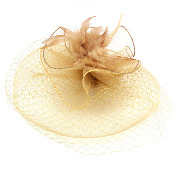 Jumbo Feather Fascinator Headband / hair clip