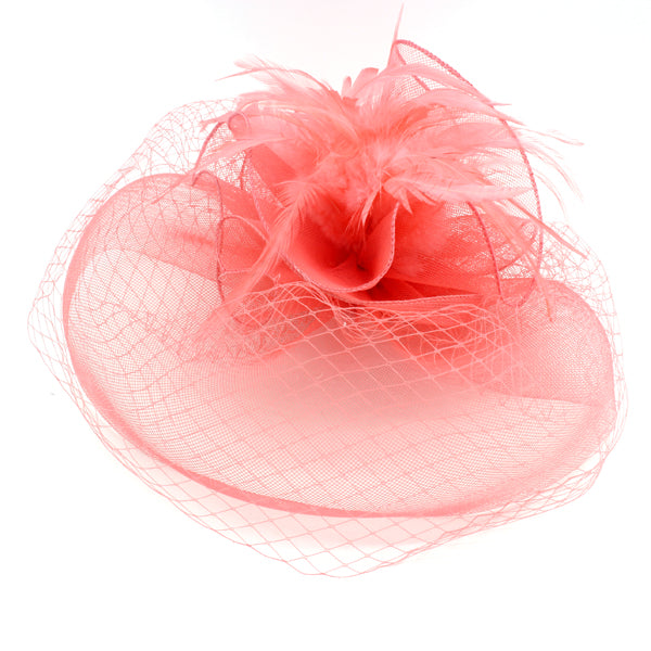 Jumbo Feather Fascinator Headband / hair clip