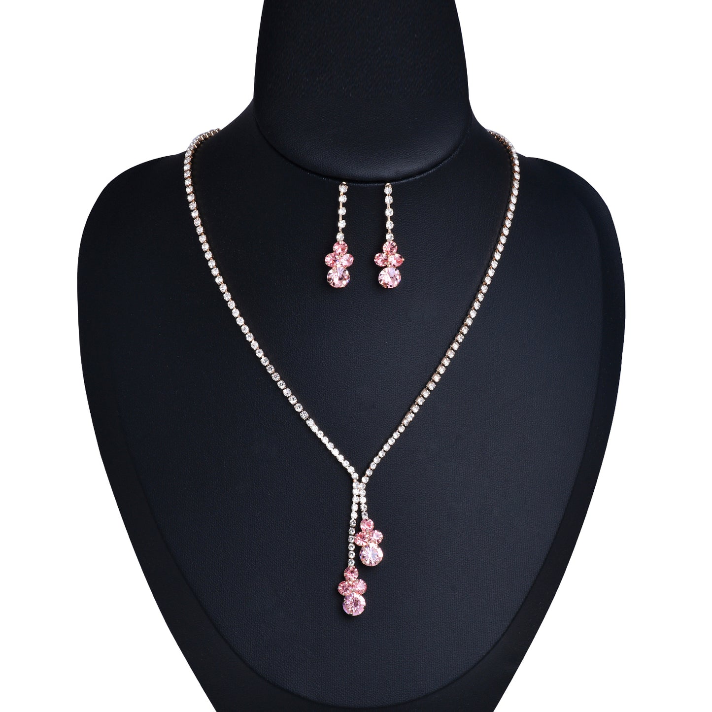 Bridal Rhinestone Necklace Set
