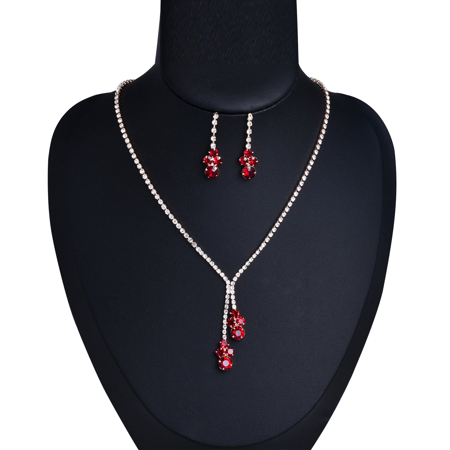Bridal Rhinestone Necklace Set
