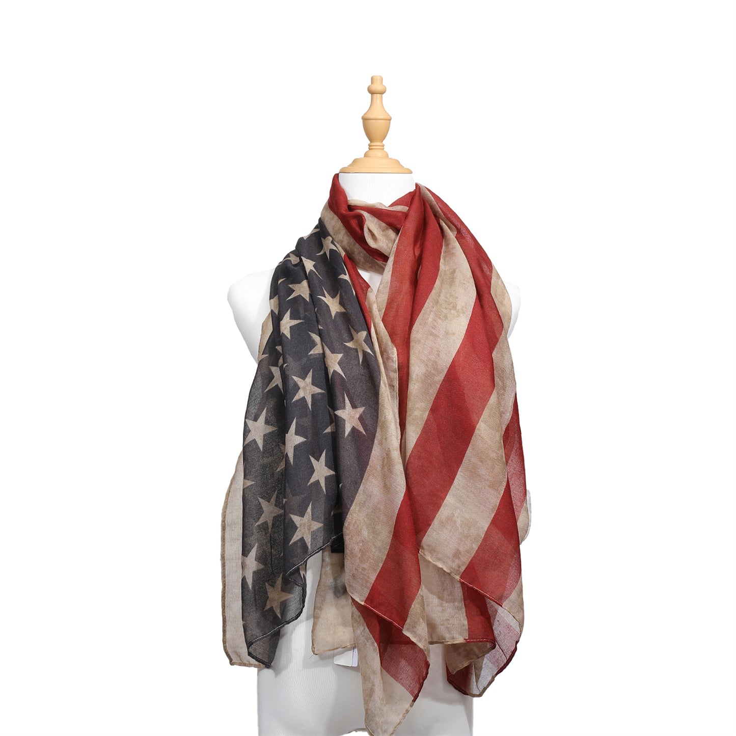 Vintage American Print Scarf