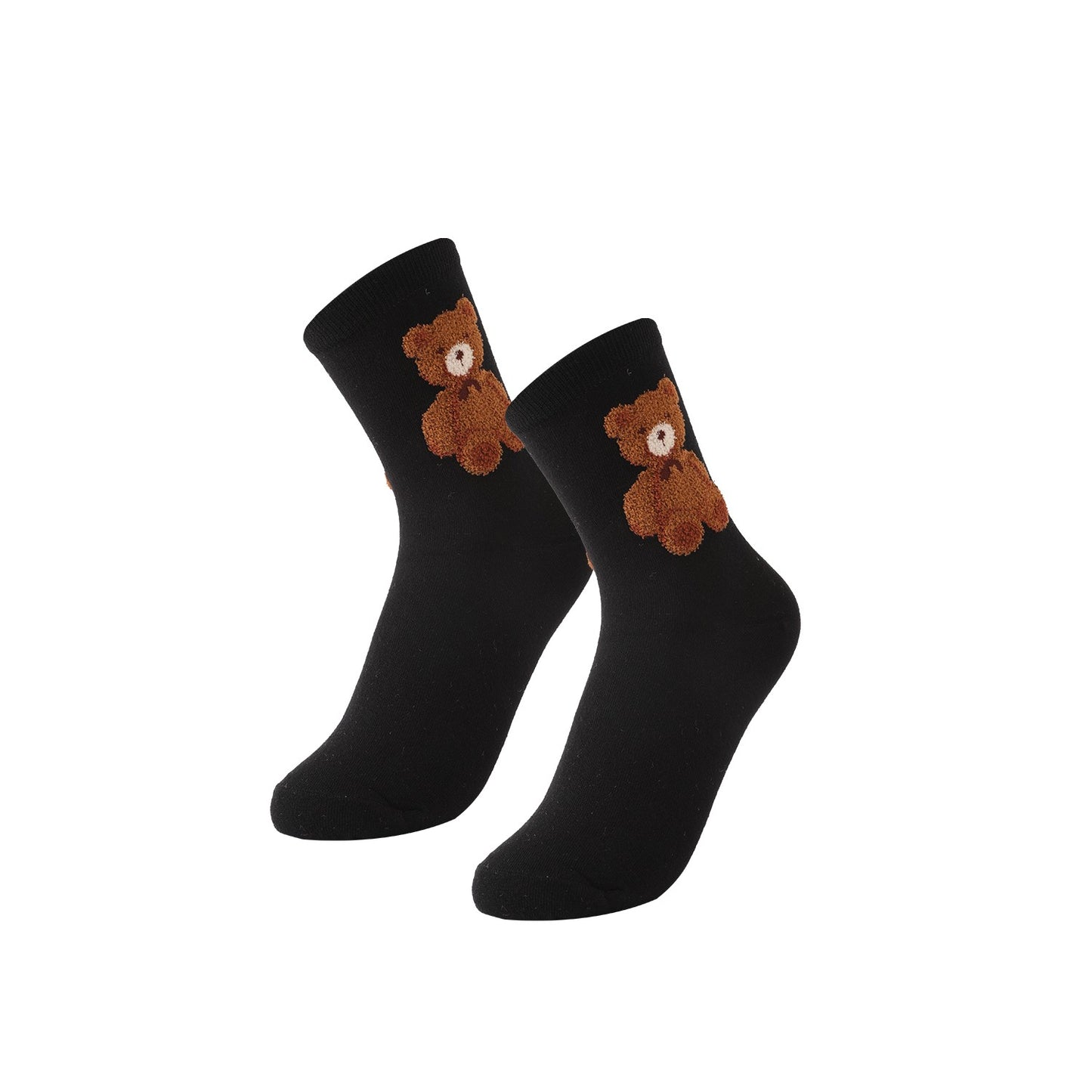 TEDDY BEAR ASSORTED CREW SOCKS