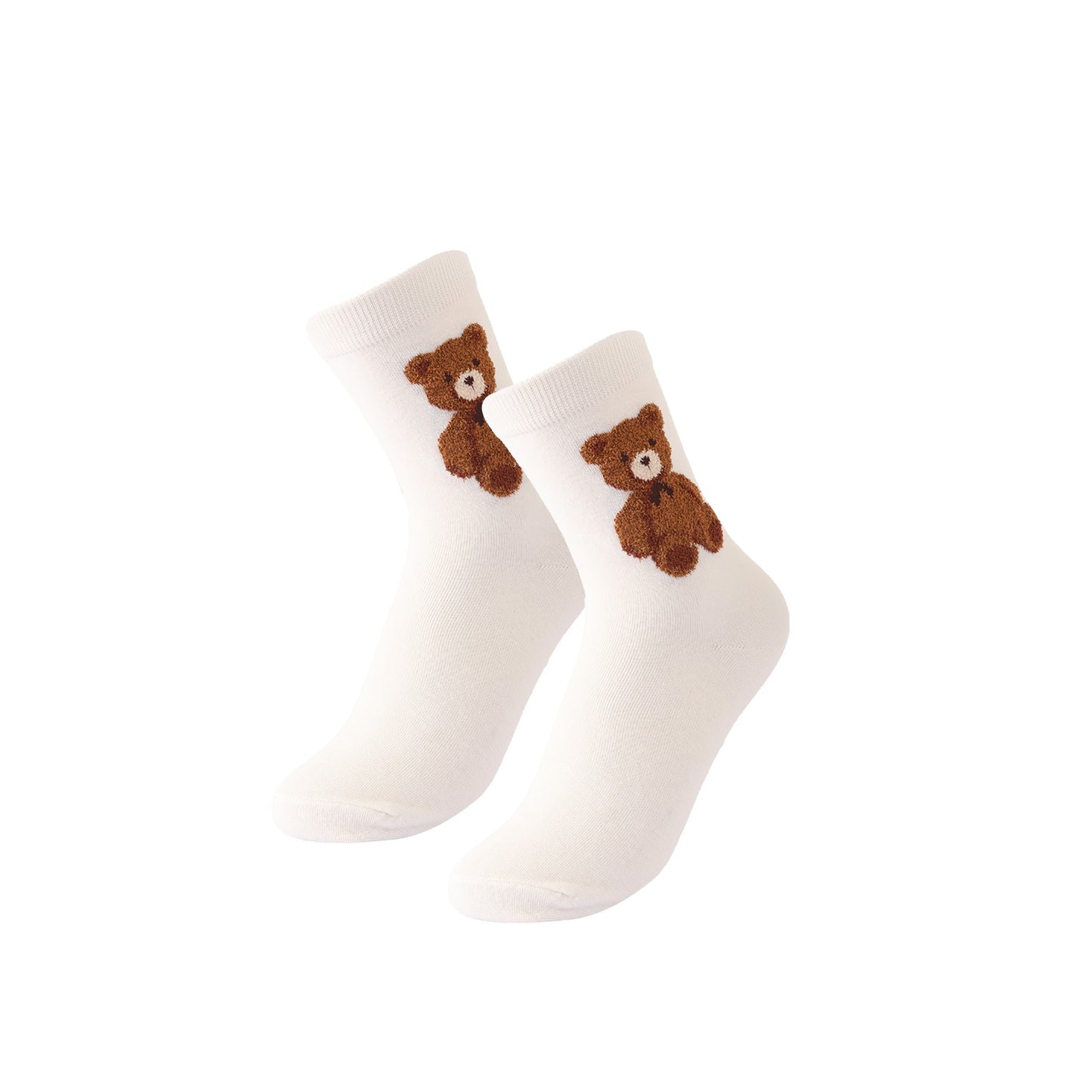 TEDDY BEAR ASSORTED CREW SOCKS