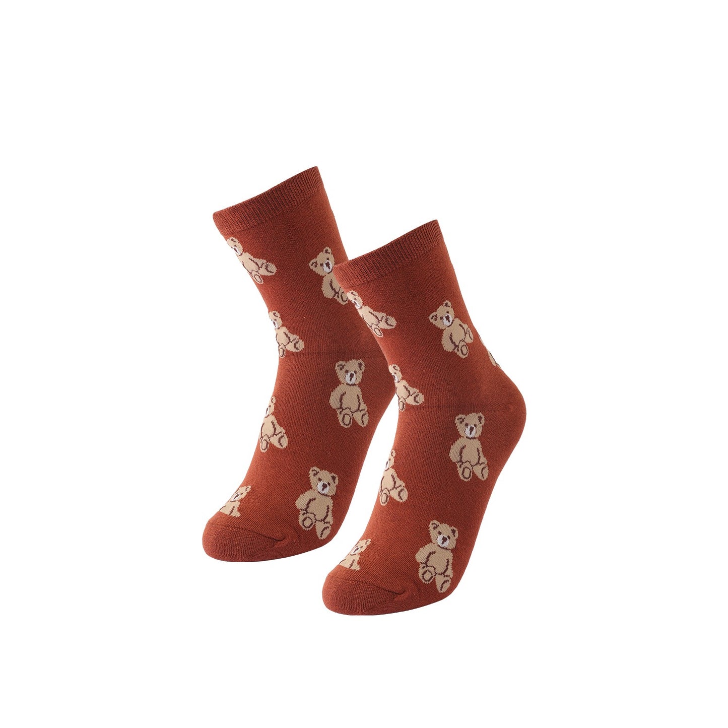 TEDDY BEAR ASSORTED CREW SOCKS