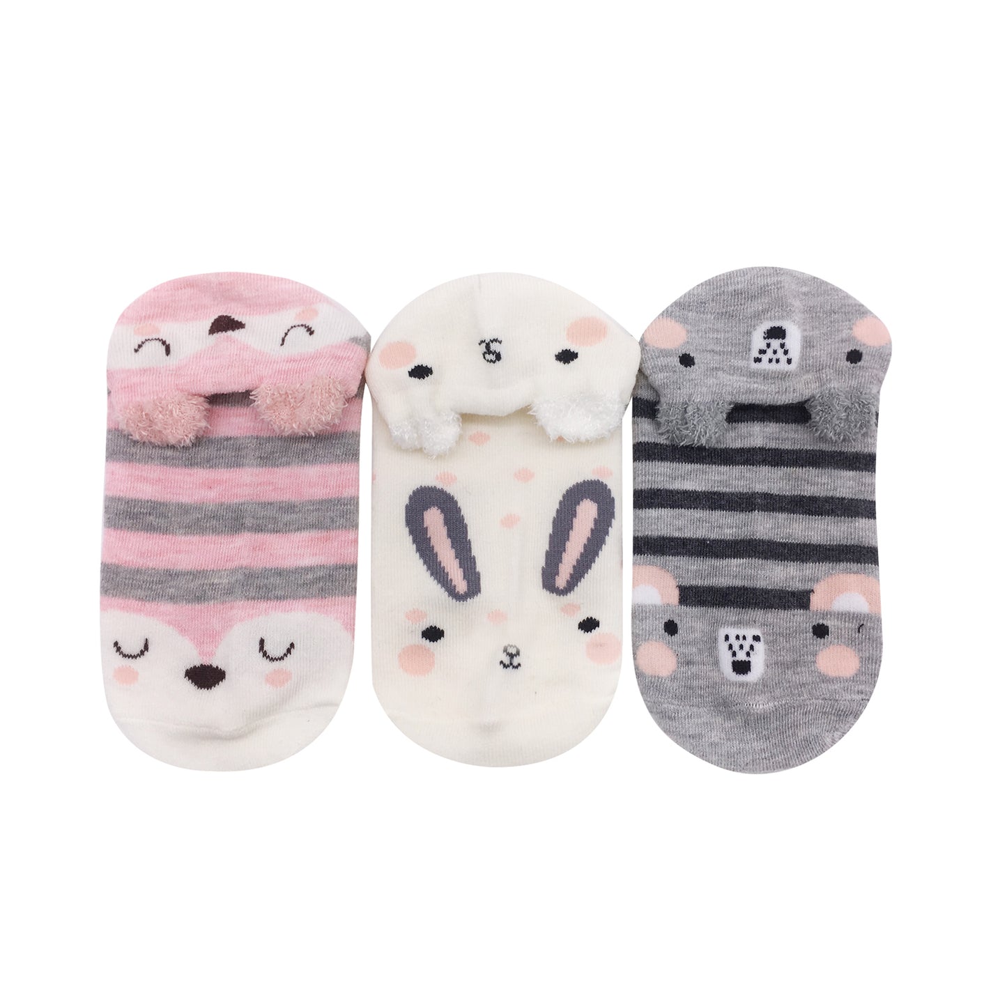 3 COLOR ASSORTED SOCKS