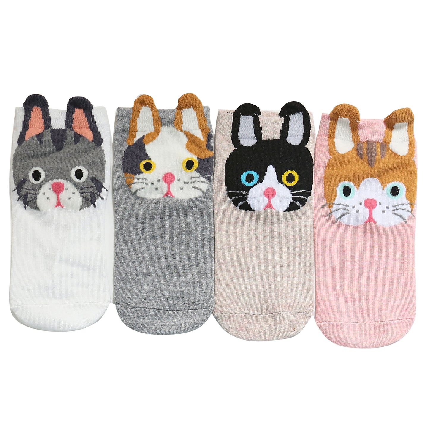 FELINE ASSORTED ANKLE SOCKS