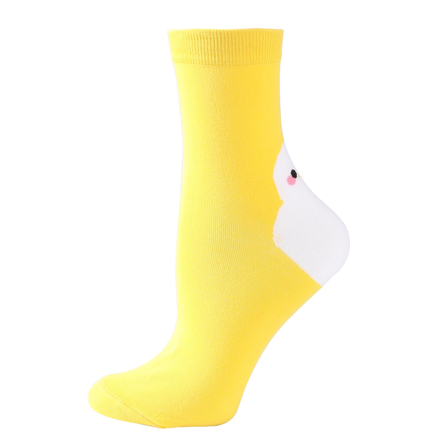 4 ASSORTED COLORED CHIC SOCKS