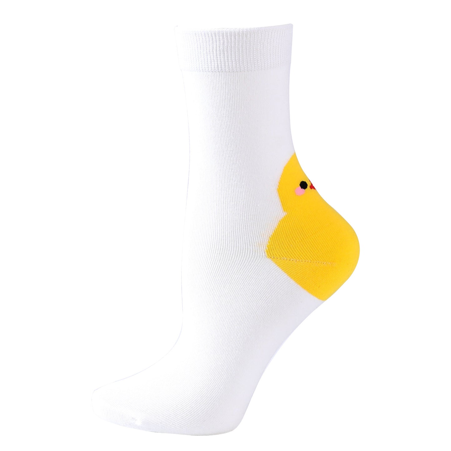 4 ASSORTED COLORED CHIC SOCKS