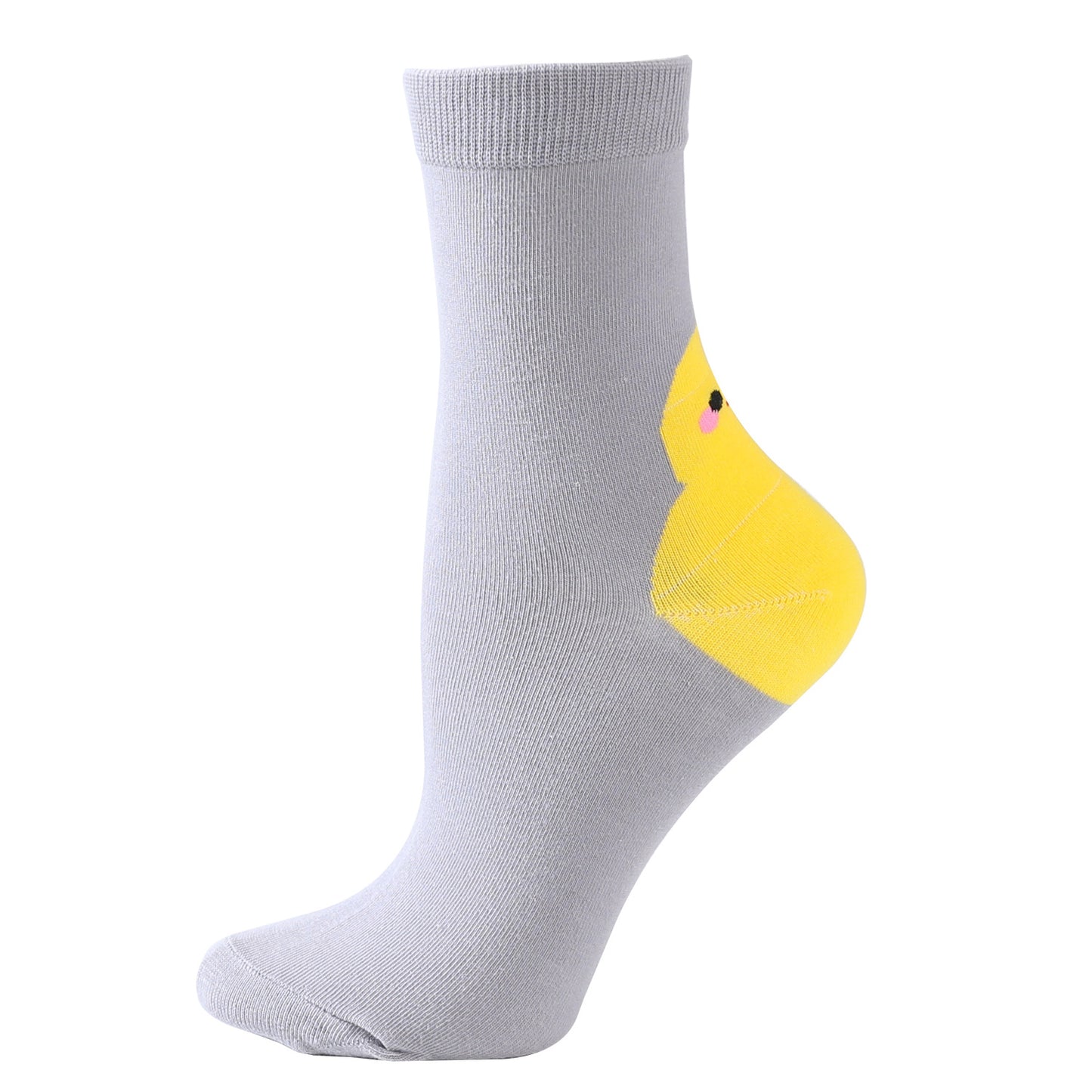 4 ASSORTED COLORED CHIC SOCKS