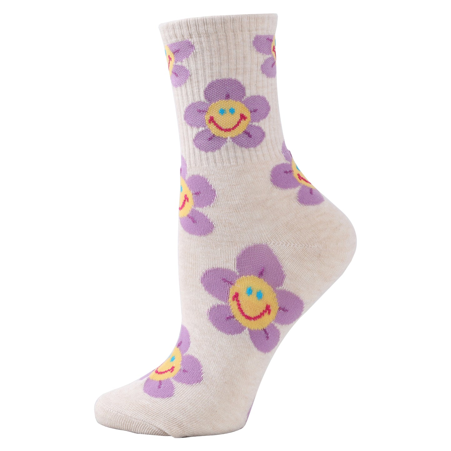 Smily flowers printed