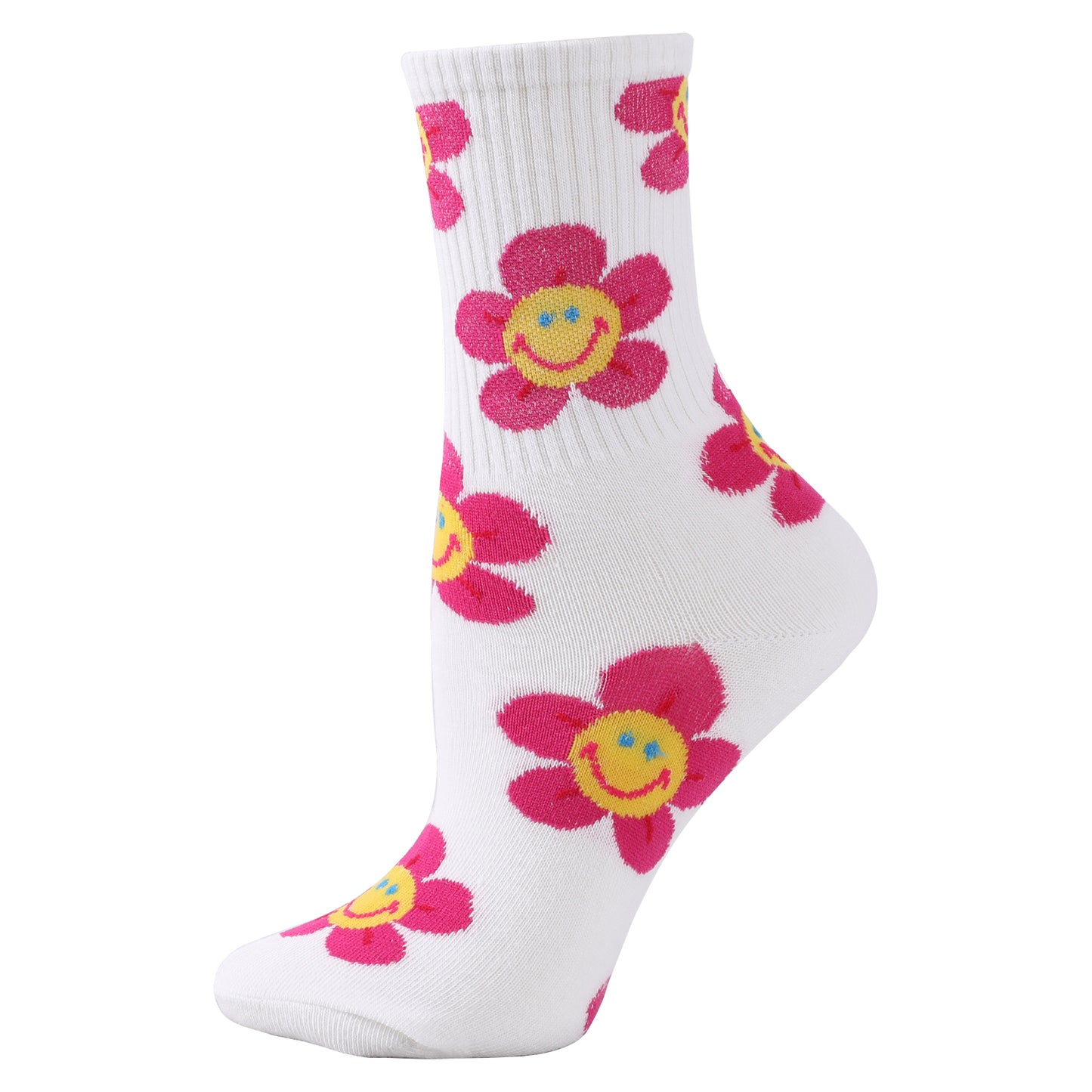 Smily flowers printed