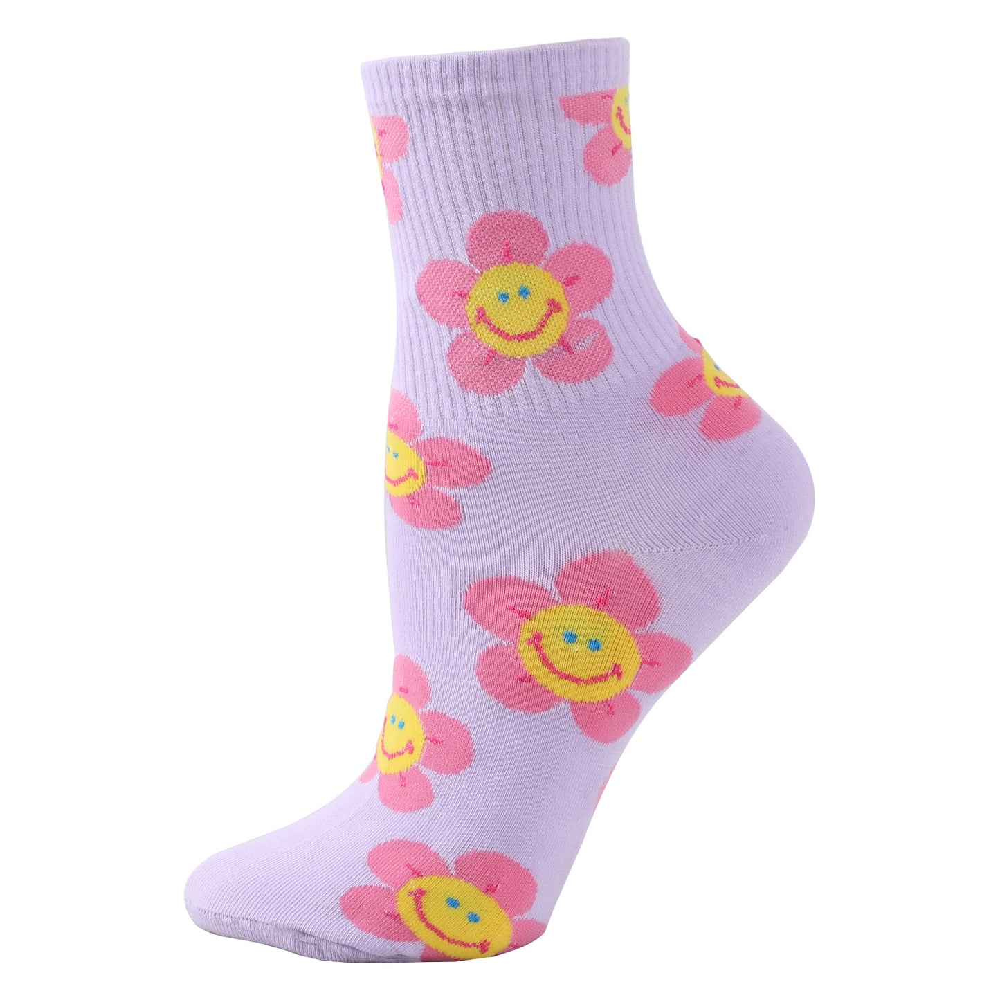 Smily flowers printed