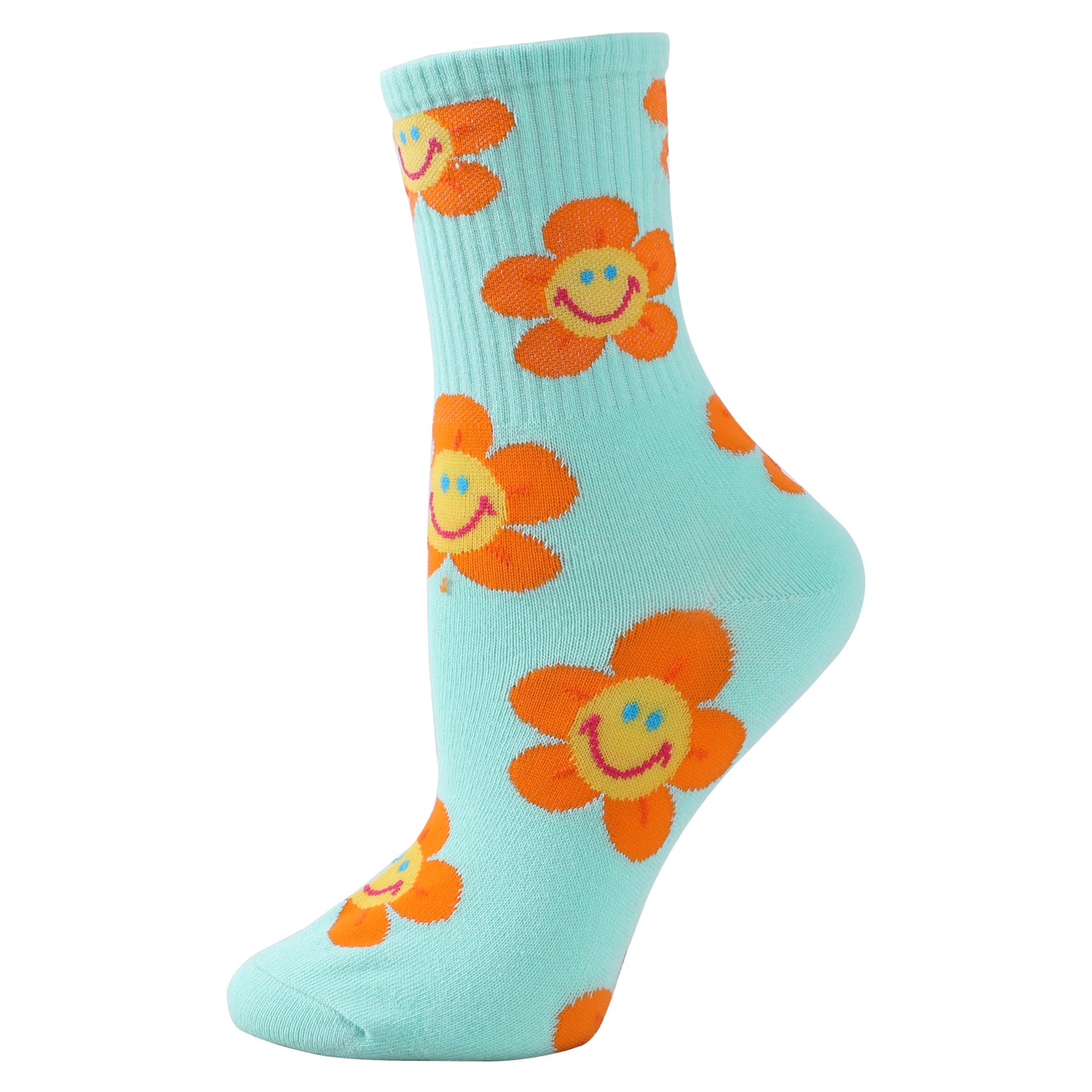 Smily flowers printed