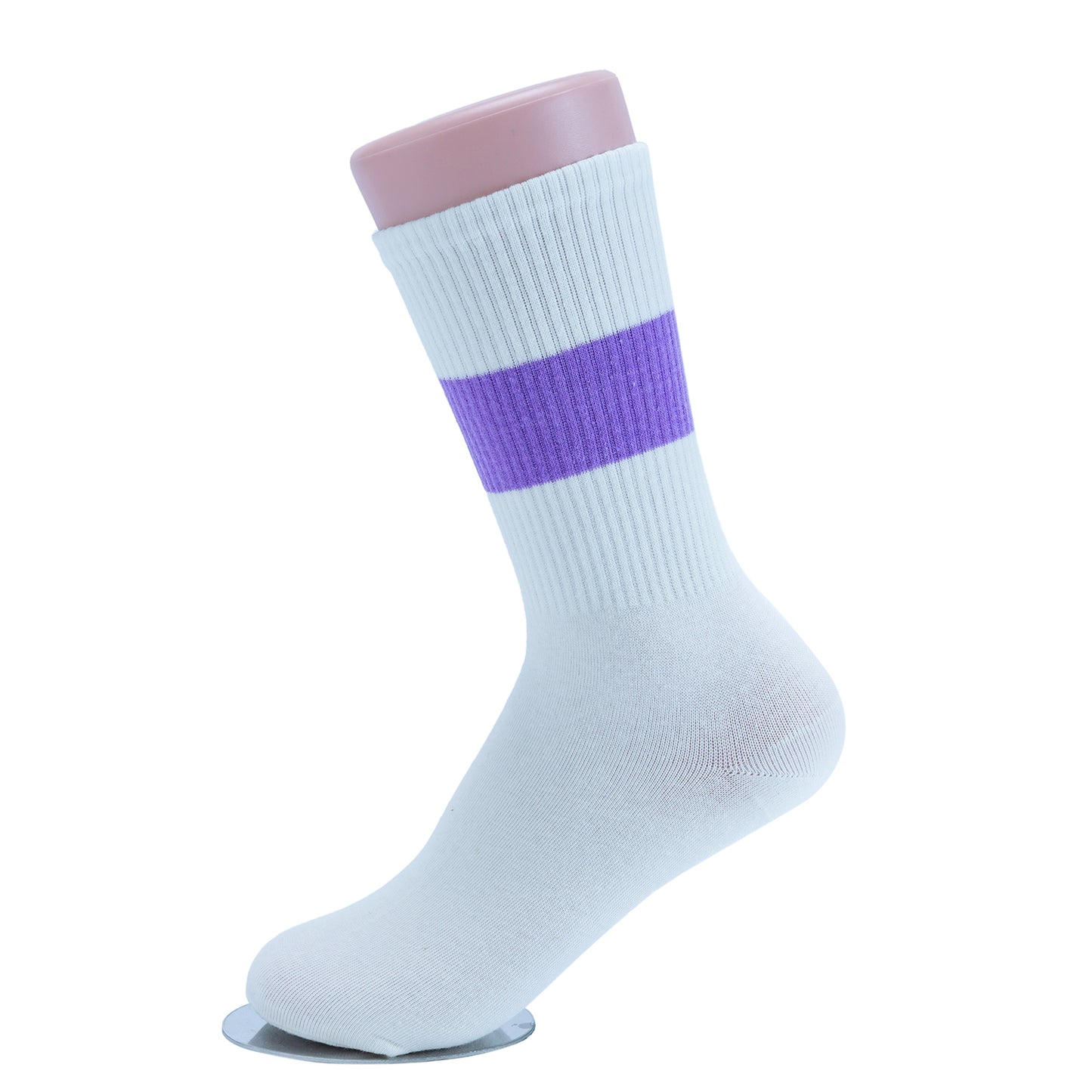 6 ASSORTED COLORED CHIC SOCKS
