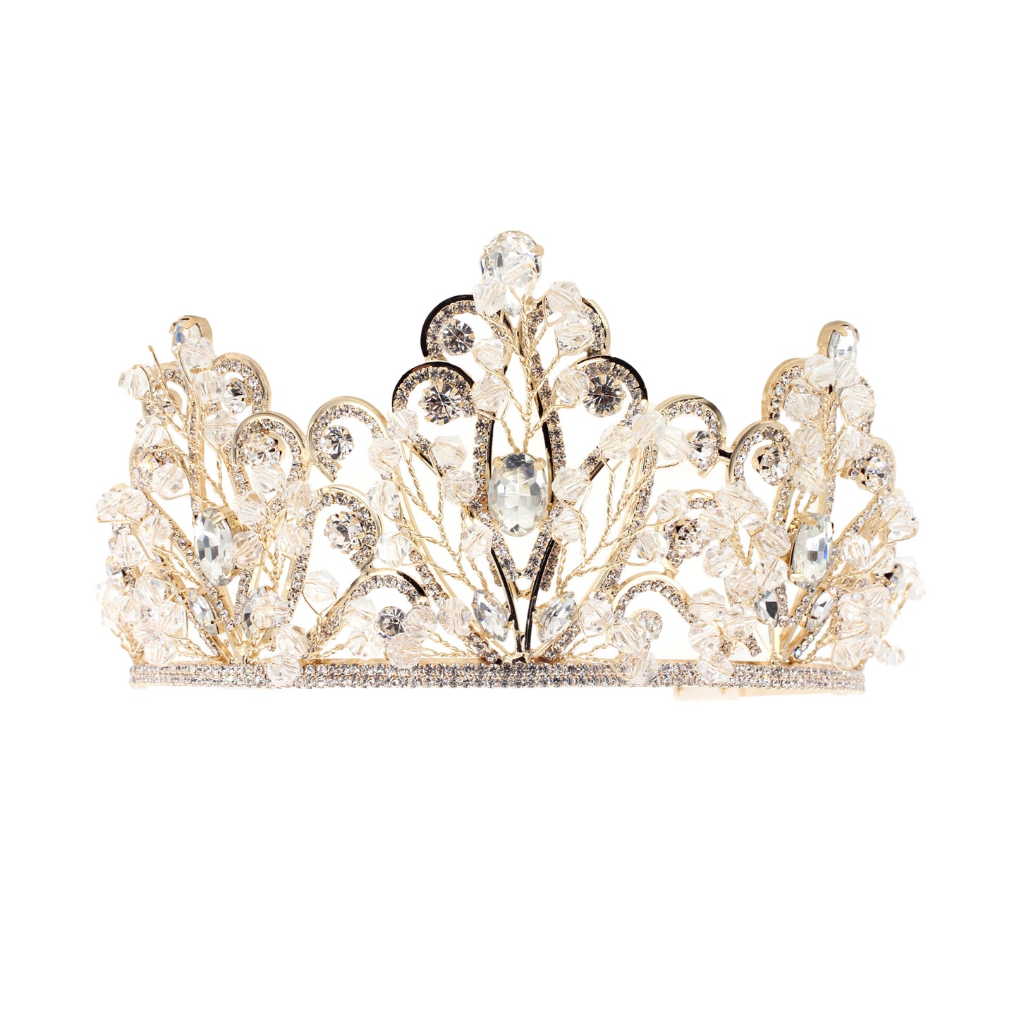 Elegant Crystal Royal Tiara