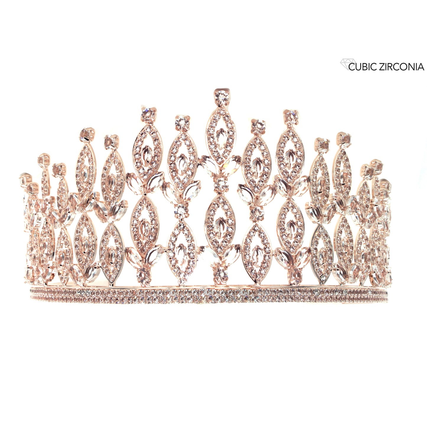 Elegant Cubic Zirconia Crown