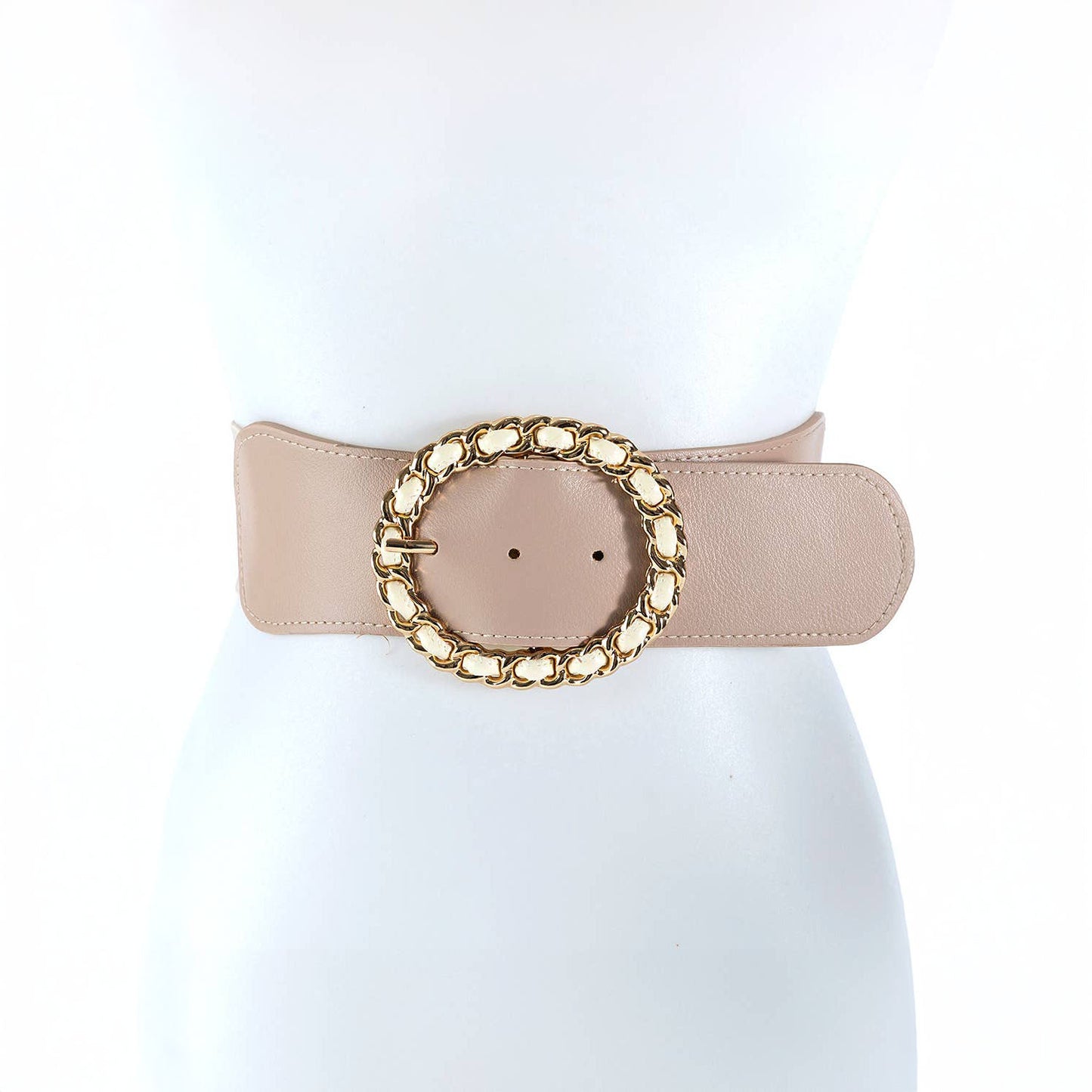 CIRCLE BUCKLE WAIST BELT