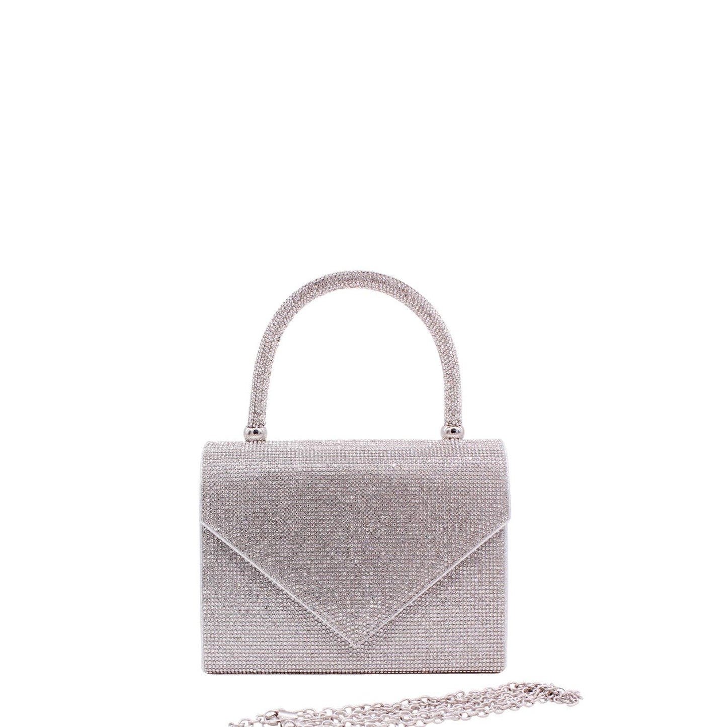 Mini Square Rhinestone Evening Bag