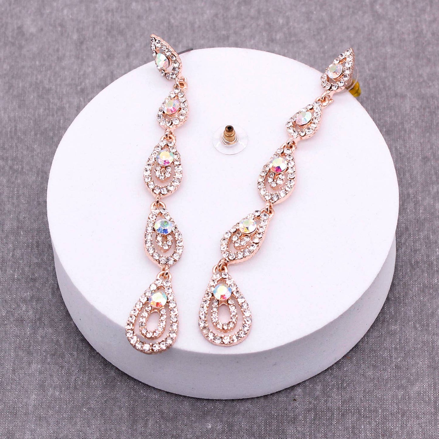 Rhinestone Teardrop earring
