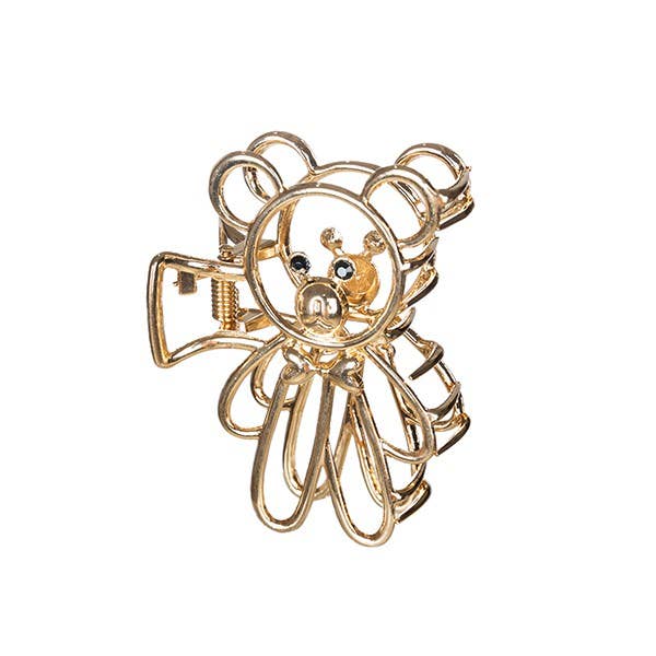 TEDDY BEAR HAIR CLAW