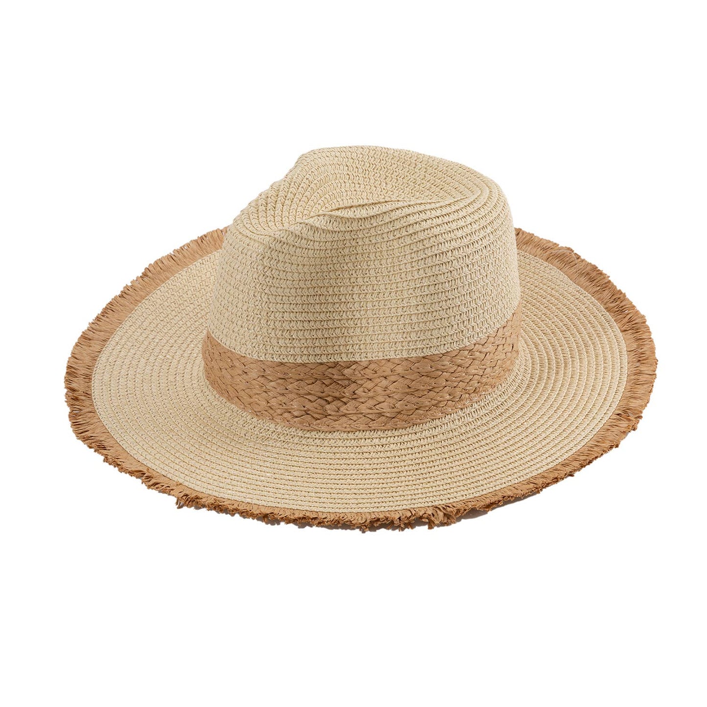 Frayed Brim Beach Straw Hat