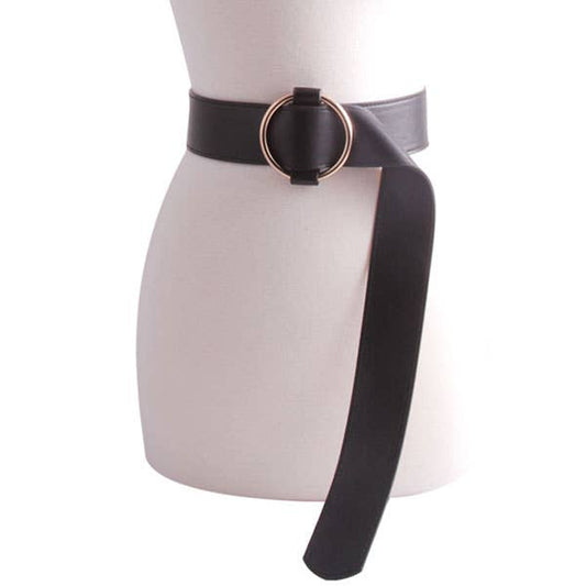VINTAGE ROUND BUCKLE BELT