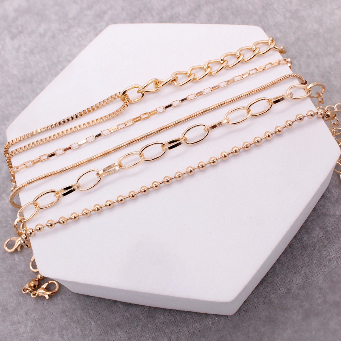 LAYERED BRACELET SET