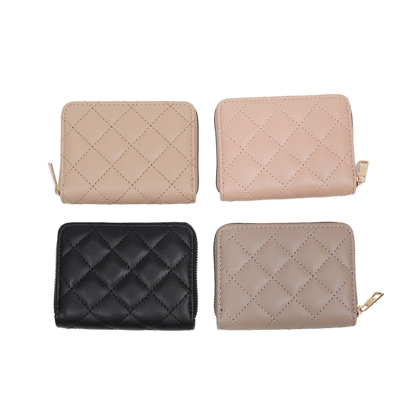 SMALL VIBRANT QUILTED WALLETS